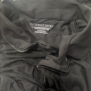 Victoria's Secret Women's Modal Soft Long Pajama Set Black Size L-Long(Tall)